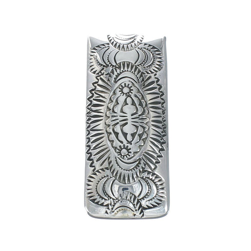 Native American Navajo Sterling Silver Money Clip JX130747